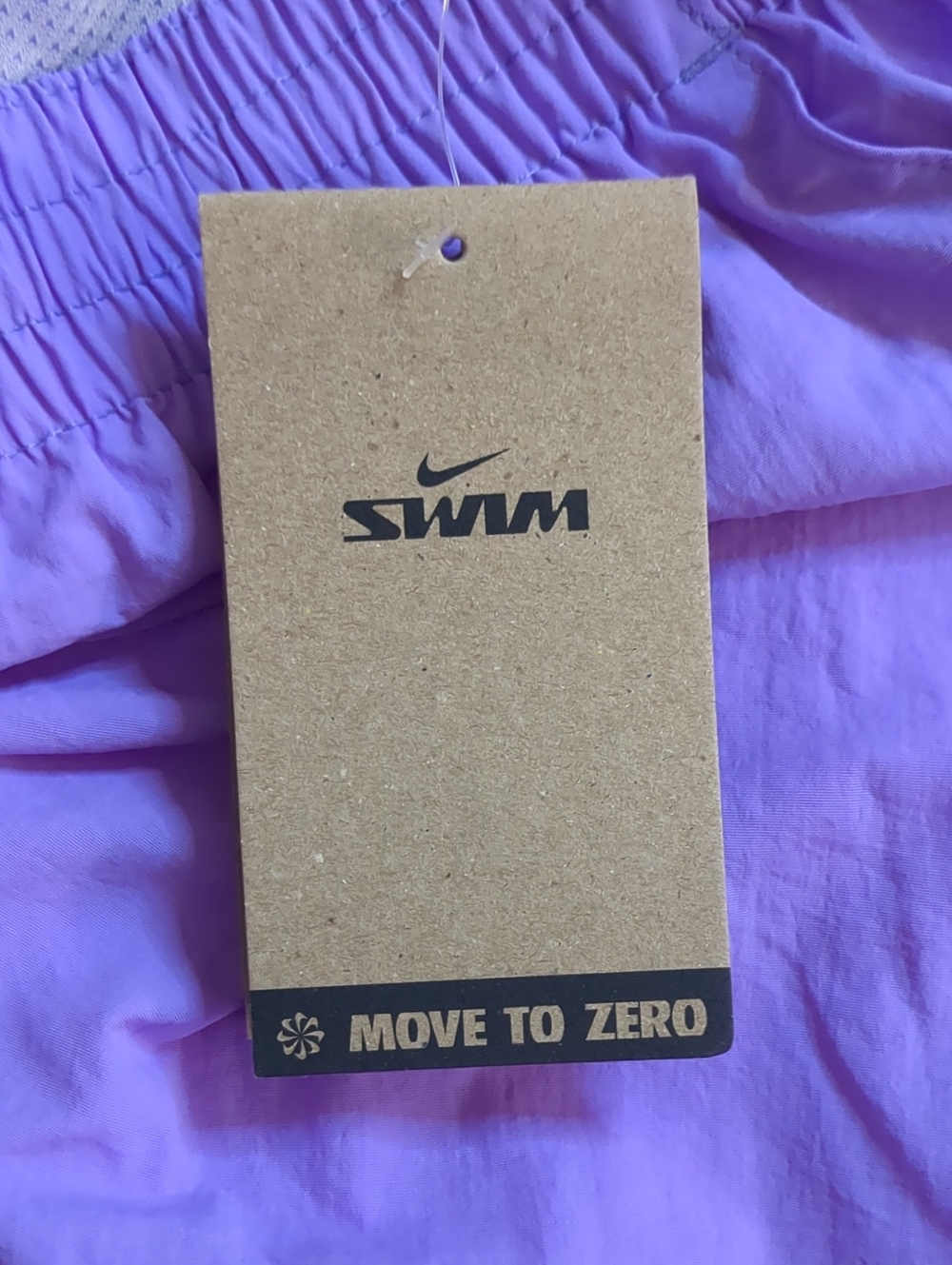 Nike Men's M Move To Zero Lavender Purple Swim Trunks NWT - Picture 4 of 7